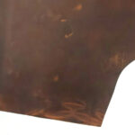 HOVĚZÍ KŮŽE - TŘÍSLOČINĚNÁ HLAZENICE - HNĚDÁ - CRAZY HORSE - 1.2-1.3 mm - Obrázek 3