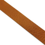 HOVĚZÍ KŮŽE NA OPASEK - SVĚTLE HNĚDÁ - 130cm - Obrázek 2