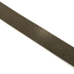 HOVĚZÍ KŮŽE NA OPASEK - TMAVĚ KHAKI - 130cm - Obrázek 2