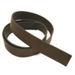 HOVĚZÍ KŮŽE NA OPASEK - SVĚTLE KHAKI - 130cm