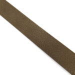 HOVĚZÍ KŮŽE NA OPASEK - SVĚTLE KHAKI - 130cm - Obrázek 2