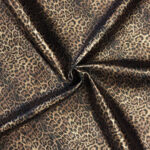 LEOPARD IMITACE - HOVĚZÍ KŮŽE - HNĚDÁ