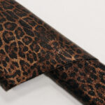 LEOPARD IMITACE - HOVĚZÍ KŮŽE - HNĚDÁ - Obrázek 2