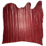 HOVĚZÍ KŮŽE - TŘÍSLOČINĚNÁ HLAZENICE - ČERVENÁ - 1.2-1.4 mm - Obrázek 3