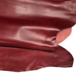 HOVĚZÍ KŮŽE - TŘÍSLOČINĚNÁ HLAZENICE - ČERVENÁ - 1.2-1.4 mm - Obrázek 2