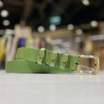 DÁMSKÝ KOŽENÝ OPASEK - ZELENÝ - Obrázek 2