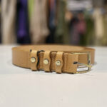 DÁMSKÝ KOŽENÝ OPASEK - HNĚDÝ - Obrázek 3