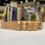 DÁMSKÝ KOŽENÝ OPASEK - HNĚDÝ - Obrázek 2