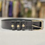 DÁMSKÝ KOŽENÝ OPASEK - ČERNÝ - Obrázek 2