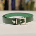 DÁMSKÝ KOŽENÝ OPASEK - ZELENÝ - Obrázek 3