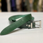 DÁMSKÝ KOŽENÝ OPASEK - ZELENÝ - Obrázek 2