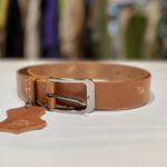 DÁMSKÝ KOŽENÝ OPASEK - HNĚDÝ - Obrázek 4