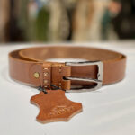 DÁMSKÝ KOŽENÝ OPASEK - HNĚDÝ - Obrázek 5