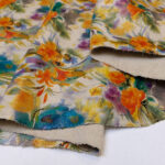 VZOROVANÉ  USNĚ - HOVĚZÍ KŮŽE - KVĚTY - Obrázek 2