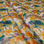 VZOROVANÉ  USNĚ - HOVĚZÍ KŮŽE - KVĚTY