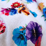 VZOROVANÉ  USNĚ - HOVĚZÍ PRÁVÝ SEMIŠ - KVĚTY - Obrázek 2