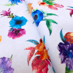 VZOROVANÉ  USNĚ - HOVĚZÍ PRÁVÝ SEMIŠ - KVĚTY - Obrázek 4