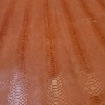 IMITACE HADÍ KŮŽE - HOVĚZÍ KŮŽE - TERAKOTOVÁ - 0,8-1,1 mm - Obrázek 4