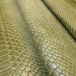 IMITACE HADÍ KŮŽE - HOVĚZÍ KŮŽE - SVĚTLE KHAKI - 0,8-1,1 mm - Obrázek 2