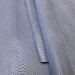 IMITACE HADÍ KŮŽE - HOVĚZÍ KŮŽE - SVĚTLE ŠEDÁ - 0,8-1,1 mm