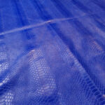 IMITACE HADÍ KŮŽE - HOVĚZÍ KŮŽE - MODRÁ - 0,8-1,1 mm - Obrázek 4