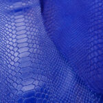 IMITACE HADÍ KŮŽE - HOVĚZÍ KŮŽE - MODRÁ - 0,8-1,1 mm - Obrázek 3