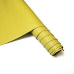 HOVĚZÍ KŮŽE - TŘÍSLOČINĚNÁ HLAZENICE - CITRONOVÁ - 1,4-1,5 mm