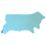 HOVĚZÍ KŮŽE - TŘÍSLOČINĚNÁ HLAZENICE - TYRKYSOVÁ - 1,3-1,4 mm - Obrázek 3