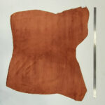 PRÁVÝ SEMIŠ - HOVĚZÍ KŮŽE - TERAKOTOVÝ - 0,9-1,0 mm - Obrázek 2