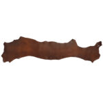 HOVĚZÍ KŮŽE - TŘÍSLOČINĚNÉ KRAJE - KRAZY HORSE - HNĚDÁ - 1.4-1.6 mm - Obrázek 3