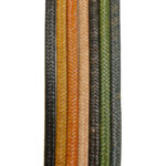 KOŽENÁ PLOCHÁ PLETENÁ ŠŇŮRKA - 15x5mm - Obrázek 2