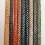 KOŽENÁ PLOCHÁ PLETENÁ ŠŇŮRKA - 10x5mm - Obrázek 2