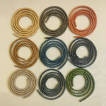 KOŽENÁ PLOCHÁ PLETENÁ ŠŇŮRKA - 10x5mm