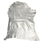 PRAVÁ KŮŽE JEHNĚTINA - STŘÍBRNÁ/METALICKÁ - 0.4-0.5 mm - Obrázek 2