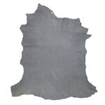 PRAVÁ KŮŽE JEHNĚTINA - NUBUK - ŠEDÁ/MODRÁ - 0.5-0.7 mm - Obrázek 2