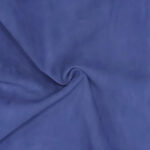 PRAVÁ KŮŽE JEHNĚTINA - NUBUK - MODRÁ - 0.7-0.9 mm