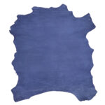 PRAVÁ KŮŽE JEHNĚTINA - NUBUK - MODRÁ - 0.7-0.9 mm - Obrázek 2