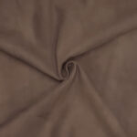 PRAVÁ KŮŽE JEHNĚTINA - NUBUK - HNĚDÁ - 0.5-0.6 mm