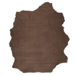 PRAVÁ KŮŽE JEHNĚTINA - NUBUK - HNĚDÁ - 0.5-0.6 mm - Obrázek 2