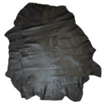 PRAVÁ KŮŽE JEHNĚTINA - ČERNÁ - 0.8-1.0 mm - Obrázek 2