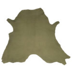 PRAVÁ KŮŽE - HOVĚZÍ USEŇ - OLIVOVÁ - NUBUK - 0.8-1.0 mm - Obrázek 2
