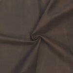 PRAVÁ KŮŽE JEHNĚTINA - TMAVĚ HNĚDÁ - NUBUK - 0.5-0.7 mm