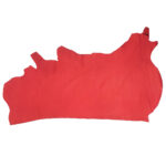 PRAVÁ KŮŽE - ČERVENÁ - NUBUK - 1.0-1.1 mm - Obrázek 2