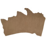 PRAVÁ KŮŽE - OŘIŠKOVÁ HNĚDÁ - NUBUK - 1.4-1.6 mm - Obrázek 2