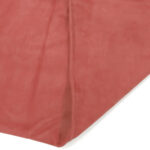 HOVĚZÍ KŮŽE - NUBUK - ČERVENÁ - 0.8-0.9 mm - Obrázek 2