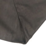 HOVĚZÍ KŮŽE - NUBUK - ČERNÁ - 1.0-1.1 mm - Obrázek 2