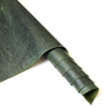 HOVĚZÍ KŮŽE / TŘÍSLOČINĚNÁ HLAZENICE - OLIVOVÁ - CRAZY HORSE - 1,8 - 2,0 mm