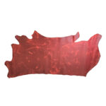 HOVĚZÍ KŮŽE / TŘÍSLOČINĚNÁ HLAZENICE - ČERVENÁ - CRAZY HORSE - 1.8-2.0 mm - Obrázek 3