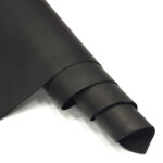 HOVĚZÍ KŮŽE - TŘÍSLOČINĚNÁ HLAZENICE - ČERNÁ - 1.5-1.7 mm