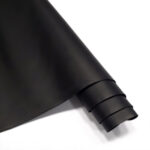 HOVĚZÍ KŮŽE - TŘÍSLOČINĚNÁ HLAZENICE - ČERNÁ - 1.5-1.6 mm